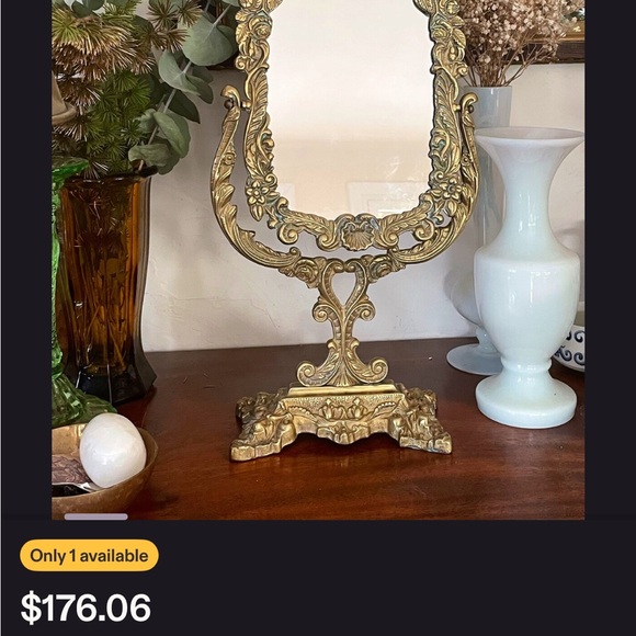 Antique gilded bronze Ornate frame piece - Picture 11 of 15